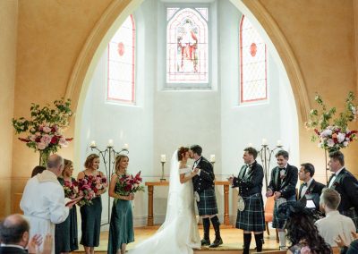 Chapel ceremony at The Convent Daylesford