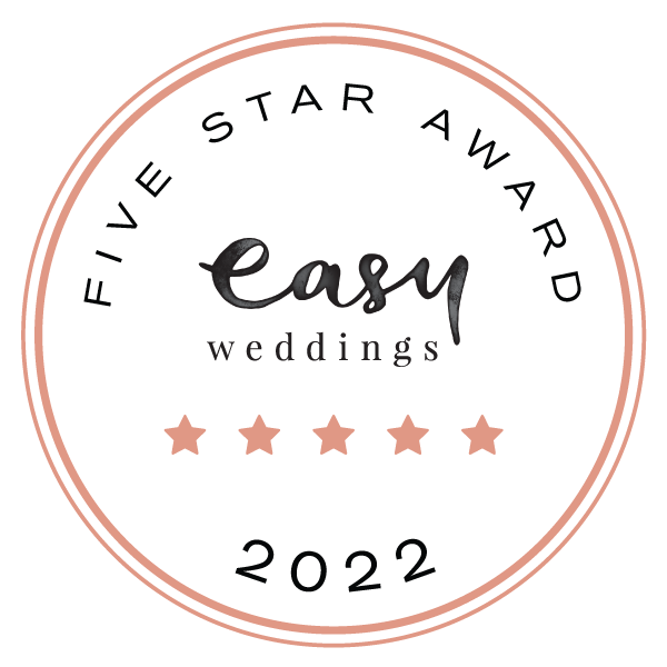 5 star Easy Weddings Award
